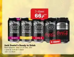 Poetzsch Padborg Jack Daniel’s Ready to Drink tilbud
