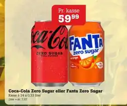 Poetzsch Padborg Coca-Cola Zero Sugar eller Fanta Zero Sugar tilbud