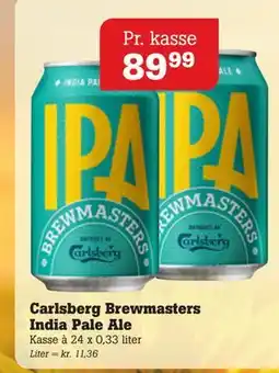 Poetzsch Padborg Carlsberg Brewmasters India Pale Ale tilbud