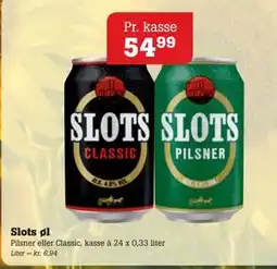 Poetzsch Padborg Slots øl tilbud