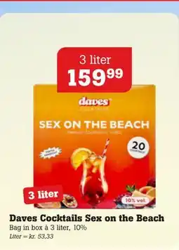 Poetzsch Padborg Daves Cocktails Sex on the Beach tilbud
