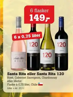 Poetzsch Padborg Santa Rita eller Santa Rita 120 tilbud