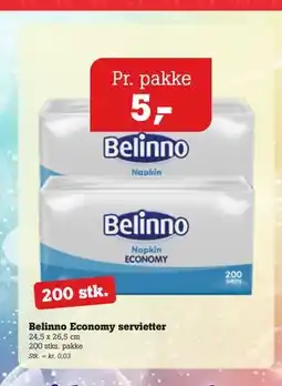 Poetzsch Padborg Belinno Economy servietter tilbud