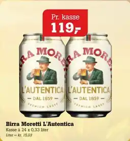 Poetzsch Padborg Birra Moretti L'Autentica tilbud