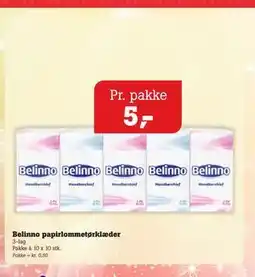 Poetzsch Padborg Belinno papirlommetørklæder tilbud