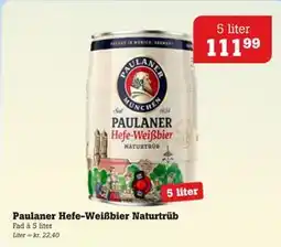 Poetzsch Padborg Paulaner Hefe-Weißbier Naturtrüb tilbud