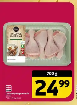 Løvbjerg Danske kyllingeunderlår tilbud