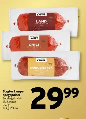 Løvbjerg Slagter Lampe spegepølser tilbud
