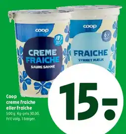 Coop 365 Coop creme fraiche / fraiche tilbud