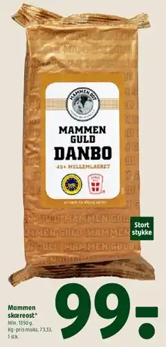 Coop 365 Mammen Guld Danbo skæreost tilbud