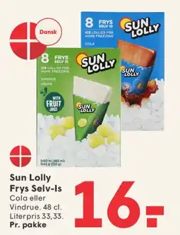 SPAR Sun Lolly Frys Selv-Is tilbud