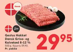 SPAR Gestus Hakket Dansk Grise- og Kalvekød 8-12% tilbud