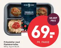 SPAR Frikadeller med Flødekartofler tilbud