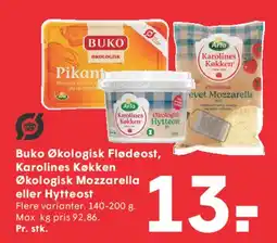 SPAR Buko / Karolines Køkken (mejerivarer) tilbud