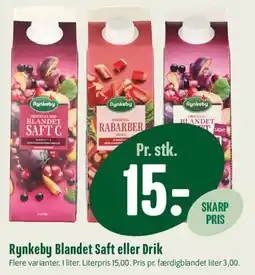 Min Købmand Rynkeby Blandet Saft eller Drik tilbud