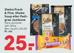 SPAR Sheba Fresh & Fine / Sheba Soup / Pedigree Jumbone tilbud