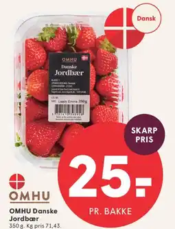 SPAR OMHU Danske Jordbær tilbud
