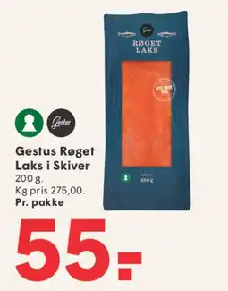 SPAR Gestus Røget Laks i Skiver tilbud