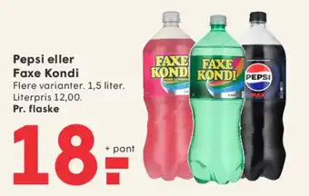 SPAR Pepsi eller Faxe Kondi tilbud