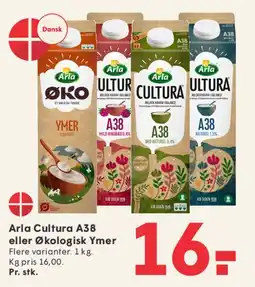 SPAR Arla Cultura A38 eller Økologisk Ymer tilbud