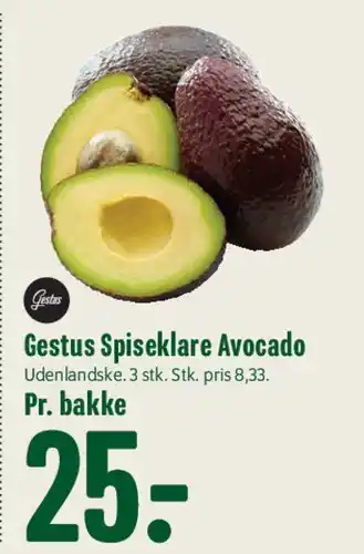 Min Købmand Gestus Spiseklare Avocado tilbud