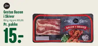 Min Købmand Gestus Bacon i Skiver tilbud