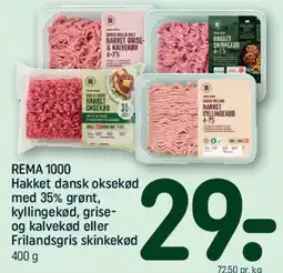 REMA 1000 Hakket dansk oksekød tilbud