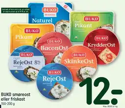 REMA 1000 BUKO smøreost eller friskost tilbud