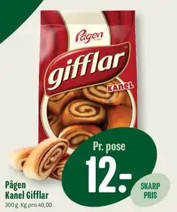 Min Købmand Pågen Kanel Gifflar tilbud