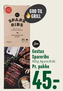 Min Købmand Gestus Spareribs tilbud