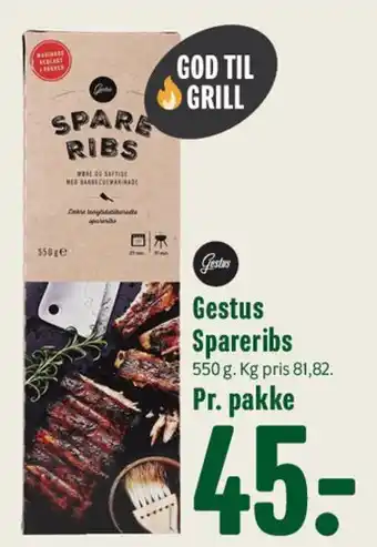 Min Købmand Gestus Spareribs tilbud
