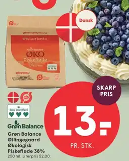 SPAR Grøn Balance Økologisk Piskefløde 38% tilbud
