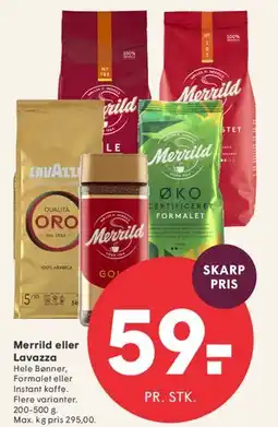 SPAR Merrild eller Lavazza tilbud