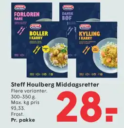 SPAR Steff Houlberg Middagsretter tilbud