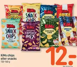 REMA 1000 KiMs chips eller snacks tilbud