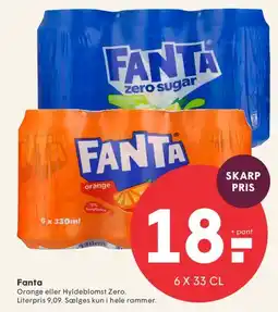 SPAR Fanta 6 x 33 cl tilbud