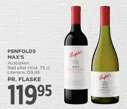 MENY Penfolds Max's tilbud