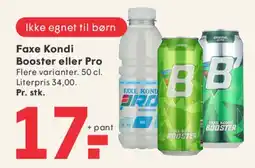 SPAR Faxe Kondi Booster eller Pro tilbud
