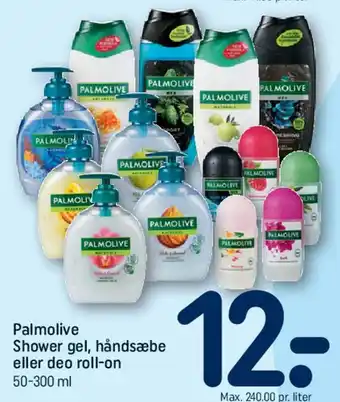 REMA 1000 Palmolive shower gel, håndsæbe eller deo roll-on tilbud