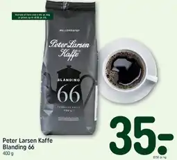 REMA 1000 Peter Larsen Kaffe Blanding 66 tilbud