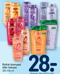 REMA 1000 Elvital shampoo eller balsam tilbud