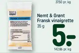 REMA 1000 Nemt & Grønt - Fransk vinaigrette tilbud
