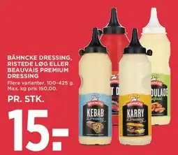 MENY Bähncke / Beauvais dressing tilbud