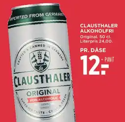 MENY Clausthaler Alkoholfri Original tilbud