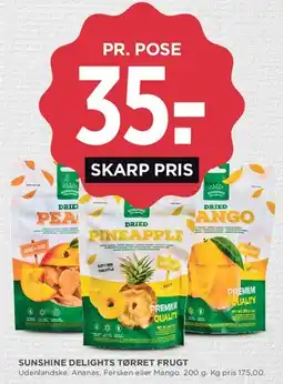 MENY Sunshine Delights tørret frugt tilbud