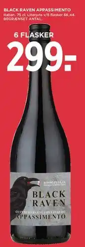 MENY Black Raven Appassimento tilbud