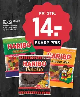 MENY Haribo eller Maoam tilbud