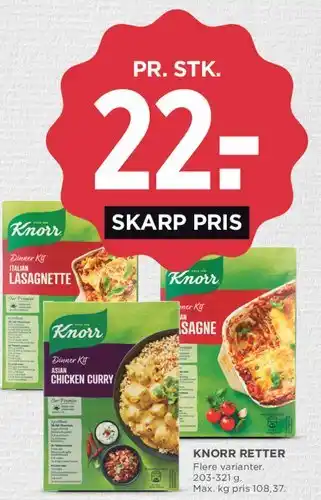 MENY Knorr retter tilbud