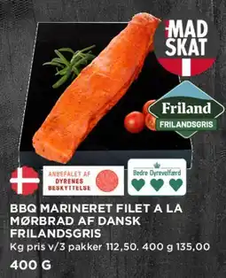 MENY BBQ marineret filet a la mørbrad af dansk frilandsgris tilbud
