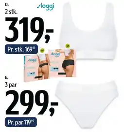 Føtex sloggi - 2 stk. top/bh tilbud